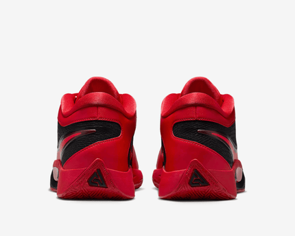 Men's Giannis Freak 6 Black University Red Shoes