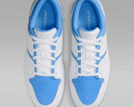 Men's Jordan NU Retro 1 G White University Blue Shoes