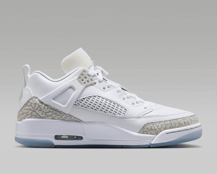Men's Air Jordan Spizike Low Metallic Silver Shoes