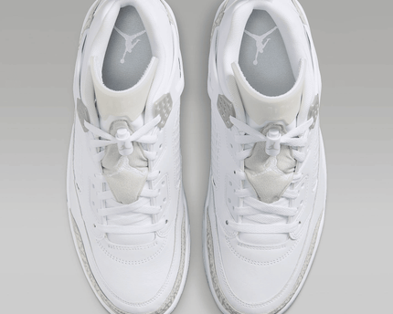 Men's Air Jordan Spizike Low Metallic Silver Shoes