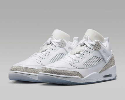 Men's Air Jordan Spizike Low Metallic Silver Shoes