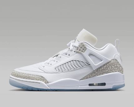 Men's Air Jordan Spizike Low Metallic Silver Shoes