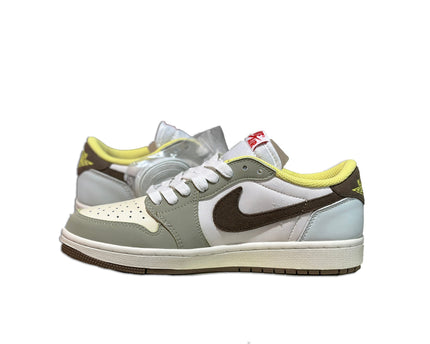 Men's Air Jordan 1 Low OG x Travis Scott Beige Brown Shoes