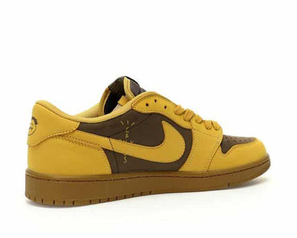 Men's Air Jordan 1 Low OG x Travis Scott Drab Brown Shoes