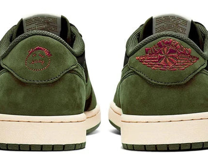 Men's Air Jordan 1 Low OG x Travis Scott Olive Green Shoes