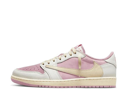 Men's Air Jordan 1 Low OG x Travis Scott Shy Pink Shoes