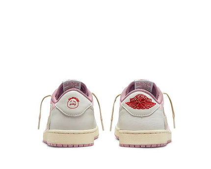Men's Air Jordan 1 Low OG x Travis Scott Shy Pink Shoes