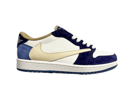 Men's Travis Scott x Air Jordan 1 Low  ' Blue' Shoes
