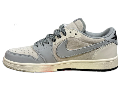 Men's Air Jordan 1 Low x Stussy 'Gray' Shoes