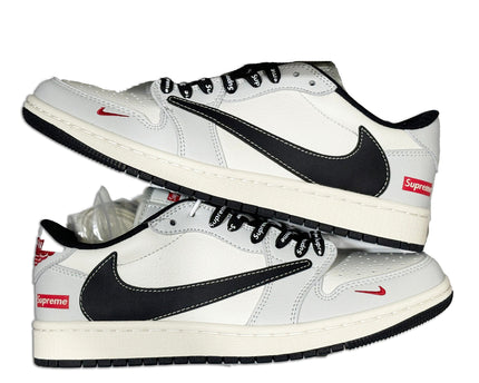 Men's Air Jordan 1 Low xSUPREME Shoes