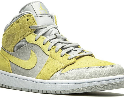 Men's Air Jordan 1 Mid Lemon Wash Shoes