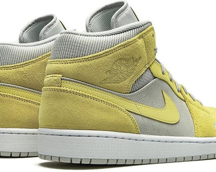 Men's Air Jordan 1 Mid Lemon Wash Shoes