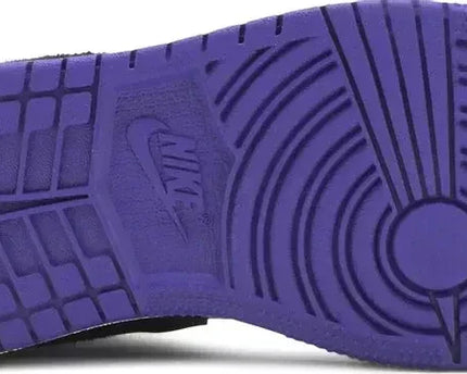 Men's Air Jordan 1 Mid Varsity Purple Shoes