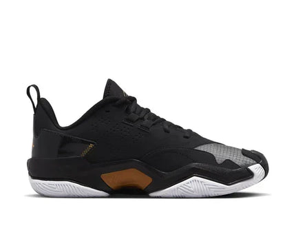 Men's Air Jordan One Take 4 Black Metallic Gold Shoes