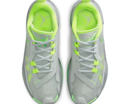 Men's Air Jordan One Take 4 Grey Green Strike Shoes