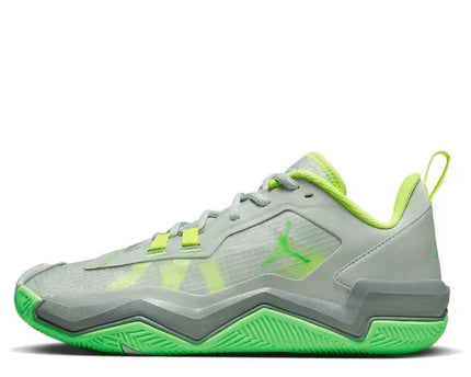 Men's Air Jordan One Take 4 Grey Green Strike Shoes