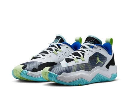 Men's Air Jordan One Take 4 White Copa Lime Shoes