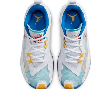 Men's Air Jordan One Take 4 White Lagoon Pulse Shoes