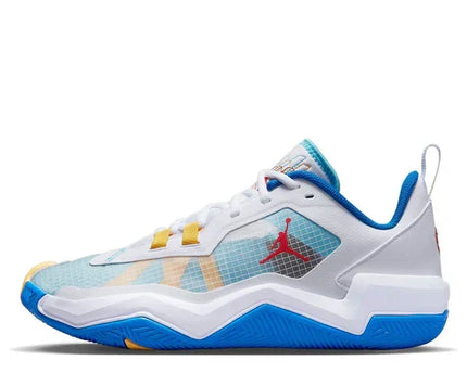 Men's Air Jordan One Take 4 White Lagoon Pulse Shoes