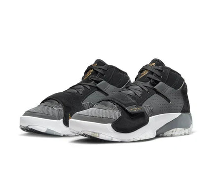 Men's Air Jordan Zion 2 Black Metallic Gold Shoes