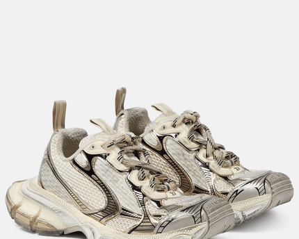 Men's Balenciaga 3XL Sneaker In Eggshell Gold