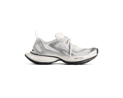 Men's Circuit Sneaker White Silver Shoes
