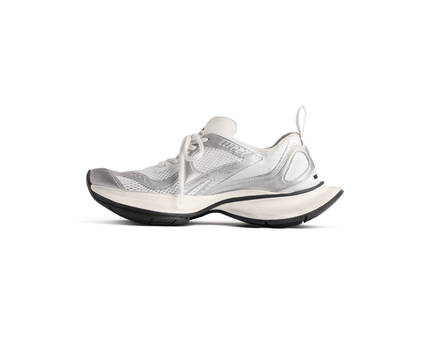 Men's Circuit Sneaker White Silver Shoes