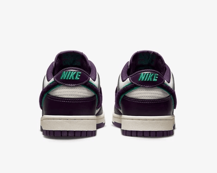 Men's Nike SB Dunk Low Swooshes Black Purple Shoes