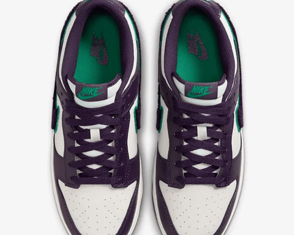 Men's Nike SB Dunk Low Swooshes Black Purple Shoes