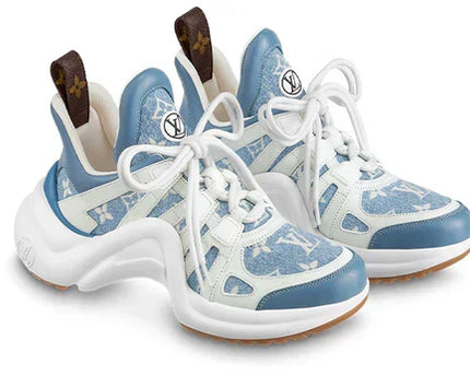 Men's LOUIS VUITTON Archlight 2.0 Platform Denim Monogram Sneakers