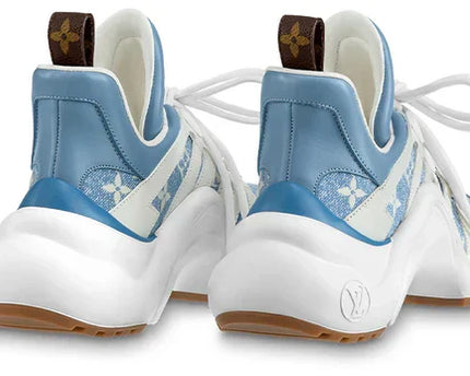 Men's LOUIS VUITTON Archlight 2.0 Platform Denim Monogram Sneakers
