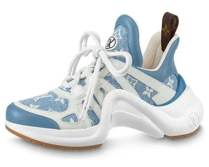 Men's LOUIS VUITTON Archlight 2.0 Platform Denim Monogram Sneakers
