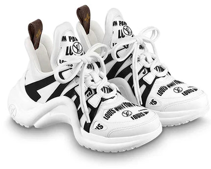 Men's LOUIS VUITTON Archlight 2.0 Platform White Black Sneakers