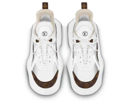Men's LOUIS VUITTON Archlight 2.0 Platform White Brown Monogram Sneakers