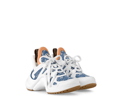 Men's LOUIS VUITTON Archlight 1.0 Platform White Brown Monogram Sneakers