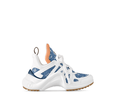 Men's LOUIS VUITTON Archlight 1.0 Platform White Brown Monogram Sneakers