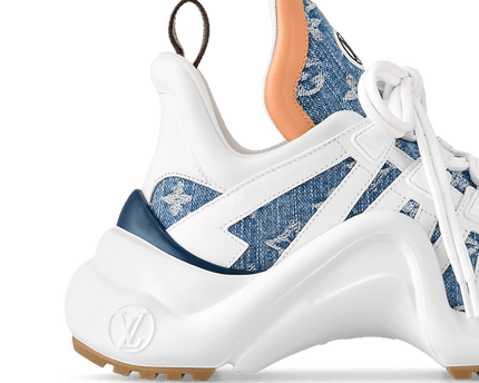 Men's LOUIS VUITTON Archlight 1.0 Platform White Brown Monogram Sneakers