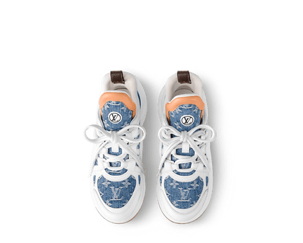 Men's LOUIS VUITTON Archlight 1.0 Platform White Brown Monogram Sneakers