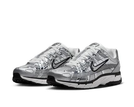 Men's Nike PÃ¢â‚¬â€˜6000 Metallic Silver Shoes