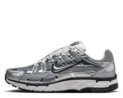 Men's Nike PÃ¢â‚¬â€˜6000 Metallic Silver Shoes