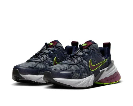 Men's Nike V2K Black Grey Volt Green Shoes