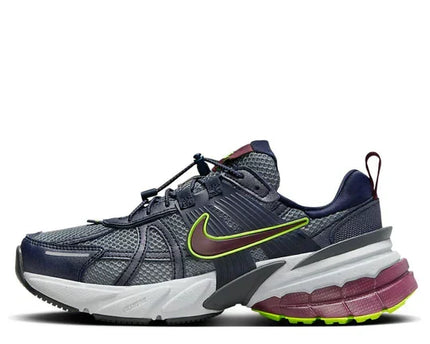 Men's Nike V2K Black Grey Volt Green Shoes