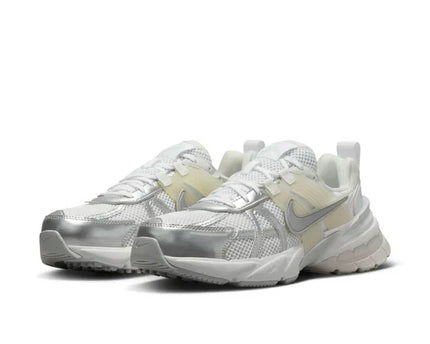 Men's Nike V2K Metallic Silver Shoes