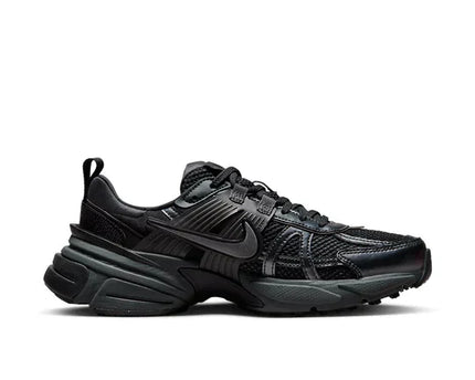Men's Nike V2K Metallic Silver Black Shoes