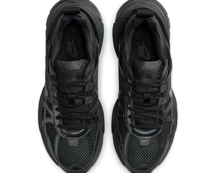 Men's Nike V2K Metallic Silver Black Shoes