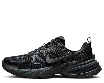Men's Nike V2K Metallic Silver Black Shoes