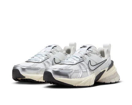 Men's Nike V2K 'Summit White Metallic Silver' Shoes
