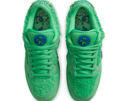 Men's Nike x Grateful Dead SB Dunk Low Green Bear Shoes