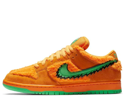 Men's Nike x Grateful Dead SB Dunk Low Orange Bear Shoes