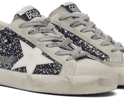 Men's SSENSE Exclusive White Super-Star Sneakers In Anthracite Black